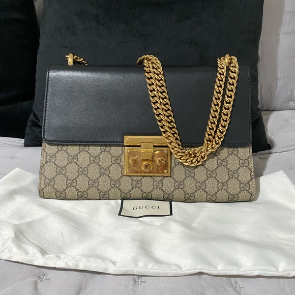 COPY - Gucci Medium Padlock Leather Shoulder Bag - Picture 1 of 12